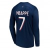 Maglia da Calcio a Maniche Lunghe Paris Saint Germain Mbappé 7 Casa 2023-24 per Uomo